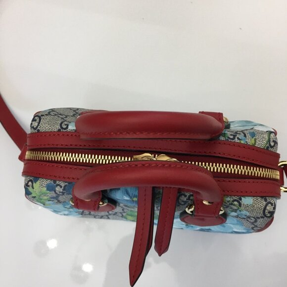 GUCCI-Mini GG Supreme Blooms Print Bag Crossbody NWT 100% Authentic - Picture 8 of 16